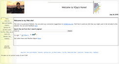 Desktop Screenshot of kvijay.net
